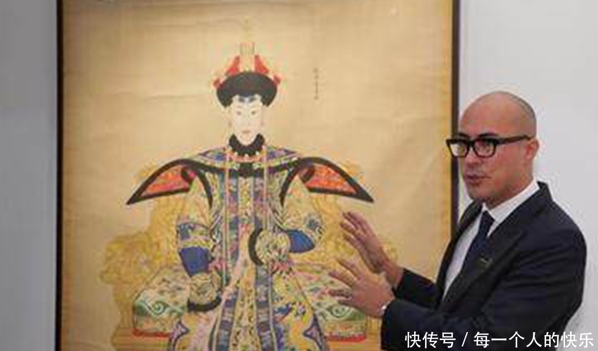 外国画师为乾隆的妃子画了一幅画,200年后,这幅画价值1.3亿