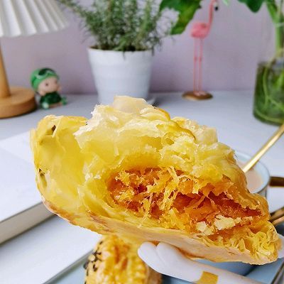 咸蛋黄|咸蛋黄肉松酥
