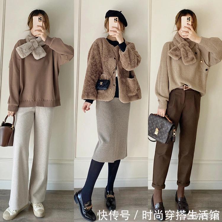 穿搭 真正见过大世面的女人穿衣多选大地色,时髦衬肤白,建议收藏起来