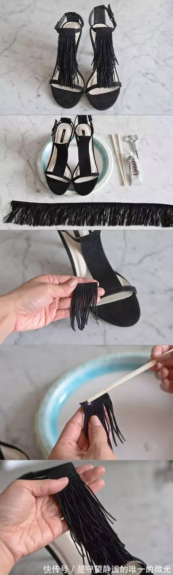 鞋子 旧鞋千万别扔,这样改一改,比新买的还漂亮一百倍!