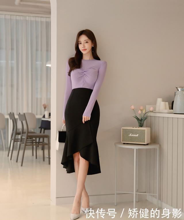 女神孙允珠时尚穿搭气质裙装,优雅洒脱