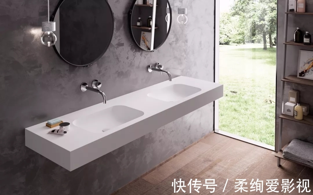 洗手盆|20张卫生间洗手盆设计案例，都很漂亮，总有一款你喜欢的！