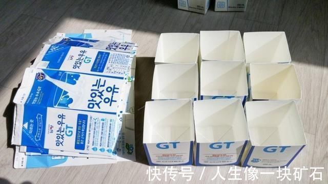 改造|喝完牛奶的盒子别急着丢,学她做个巧妙改造,被上万人围观点赞