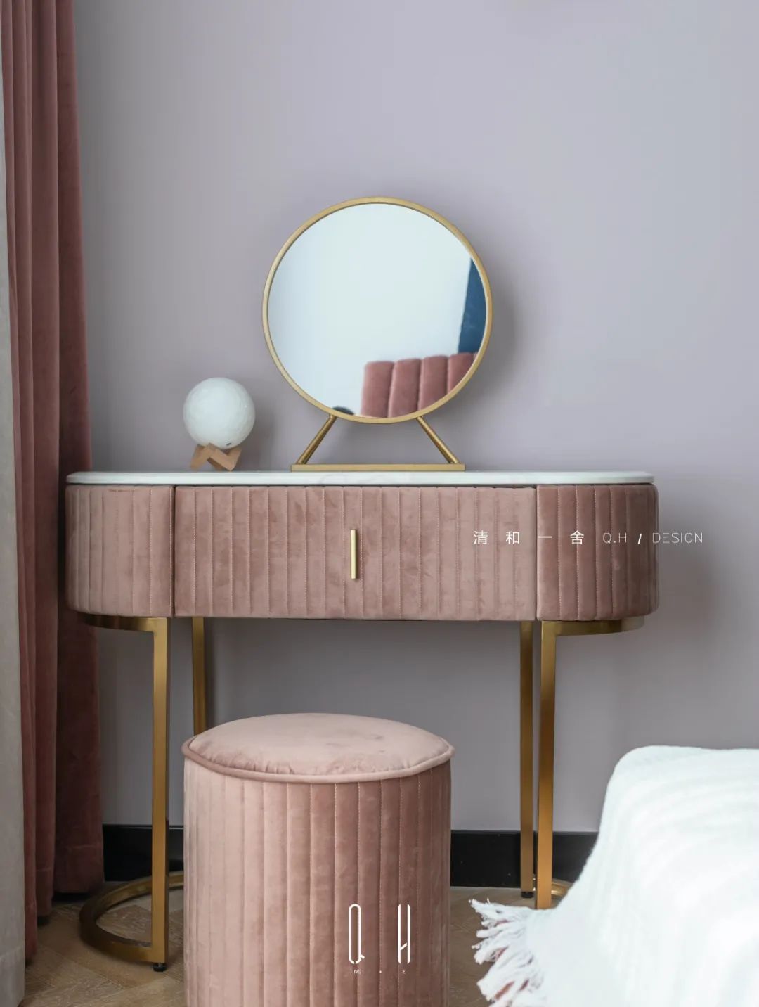 餐边柜|128㎡现代轻奢,稳重配色+文艺布置,让生活充满诗意与情趣