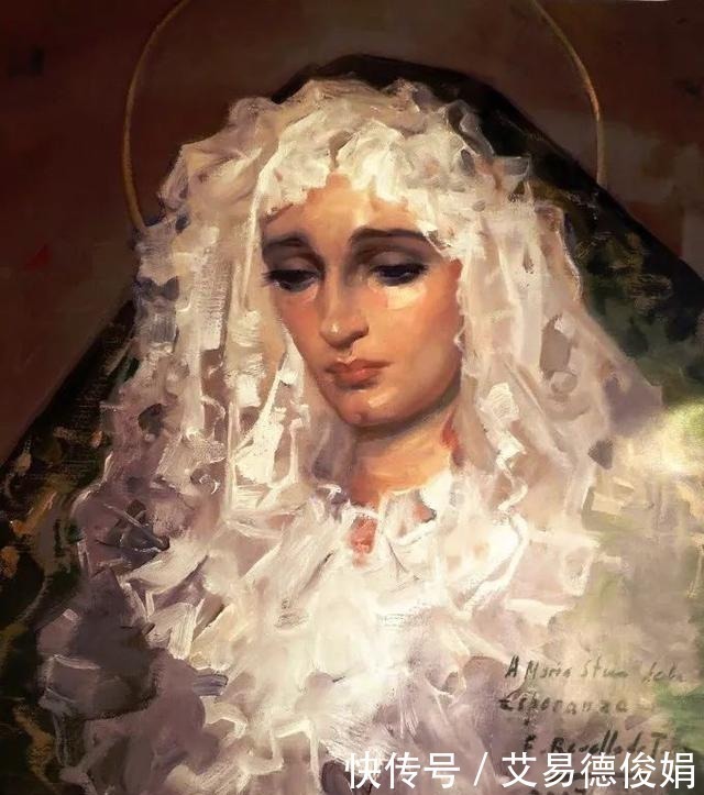 马拉加#他被指定为西班牙国王和王后的肖像画官方画师，擅长画美人