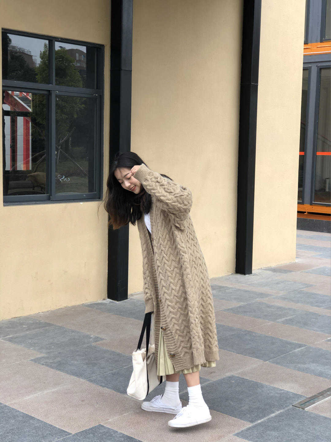 长衫 提前备几件针织长衫吧!初春穿它出门,绝对让你美到“巅峰”