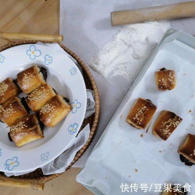 红豆酥|简单快手又下饭的一口红豆酥吃起来那叫一个香