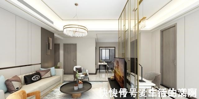 餐厅|中信泰富137㎡现代轻奢风,巧妙分区、时尚与实用并存!