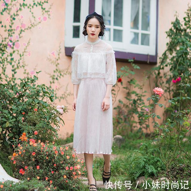 气质 森女系列女百搭裙装,气质清新脱俗,绝对不会跟别人撞衫