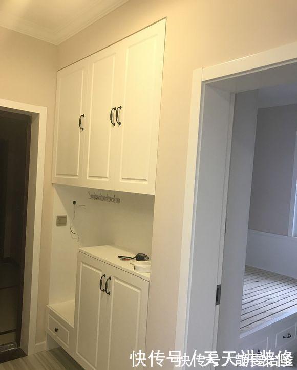 客餐厅|新房为省钱不做吊顶,没想到多打柜子却被亲戚点赞,忍不住晒晒