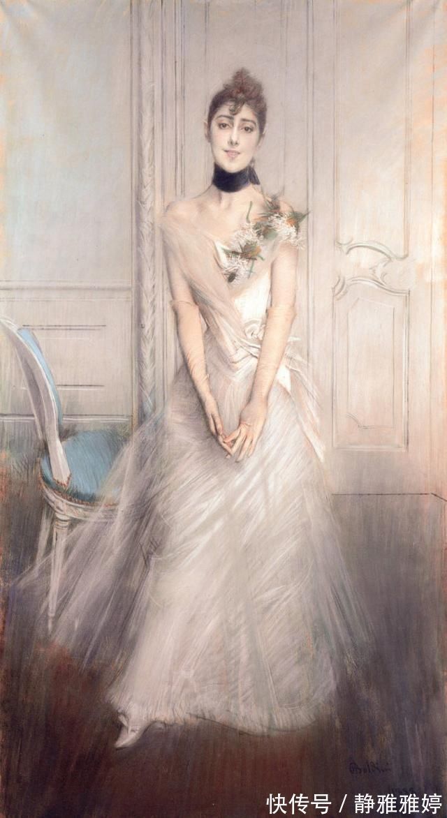 肖像画家!意大利著名的肖像画家乔瓦尼·博尔迪尼油画中的美艳贵妇