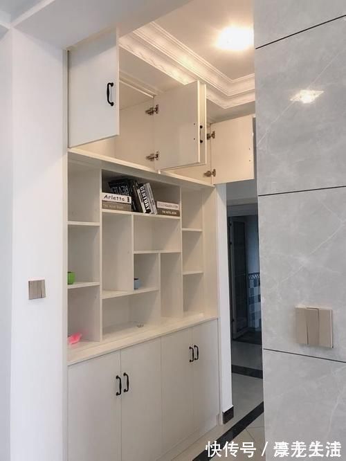 隔断柜|姐姐家的新房,历时4个月完工,打扫干净很漂亮最满意柜子晒晒