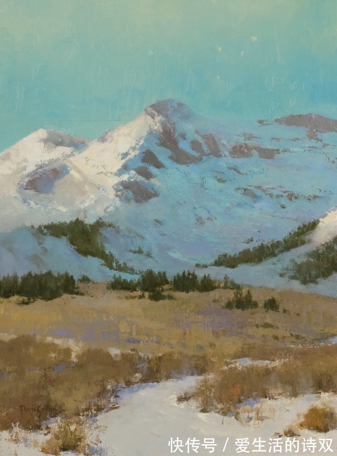 卢伯克$大卫·格里芬的风景油画高清图,放大看,更迷人