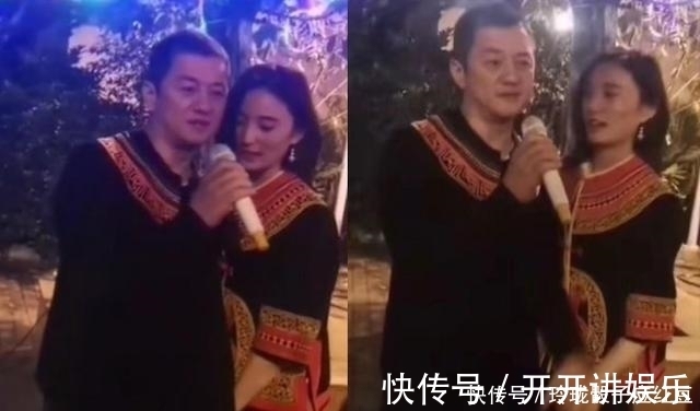 李亚鹏高调宣布了自己的恋情。另一方是90后的彝族女孩。他们紧握双手，非常甜蜜
