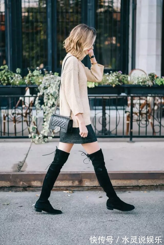 身材比例 放弃短靴吧,今年秋冬流行这双鞋子,比裤子还暖和,自带高级光环