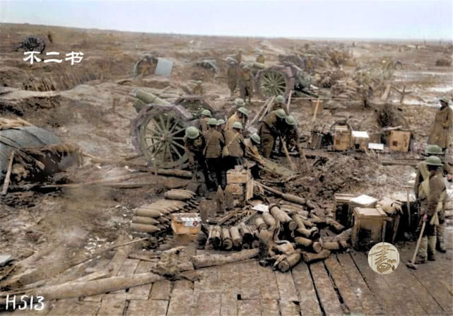 德军|一战彩色老照片索姆河战役真实景象 伤亡130万人惨不忍睹