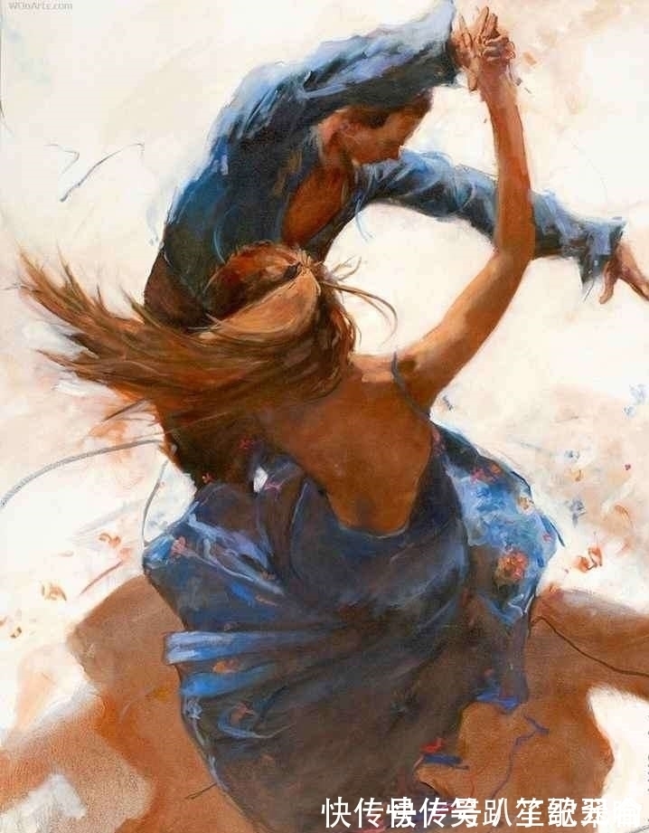 艾伦·本特利$激荡的情与爱,舞动的灵与魂——艾伦·本特利的动态绘画艺术