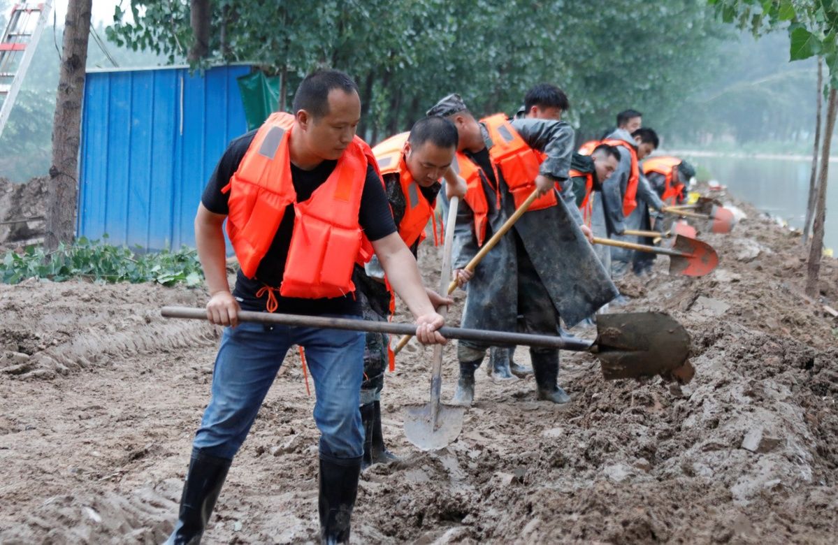 抗洪|河南尉氏：众志成城打硬仗严防死守护家园