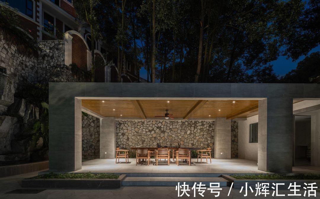 电视背景墙|依山而建依水而流,打造独一无二的别墅空间,让生活也充满了美感