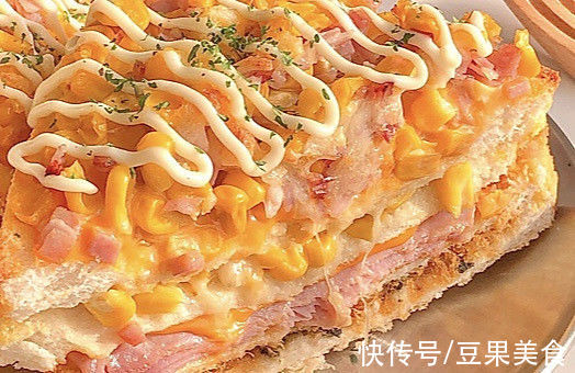 简单快手，超级好吃，你一定要学的肉松玉米三明治