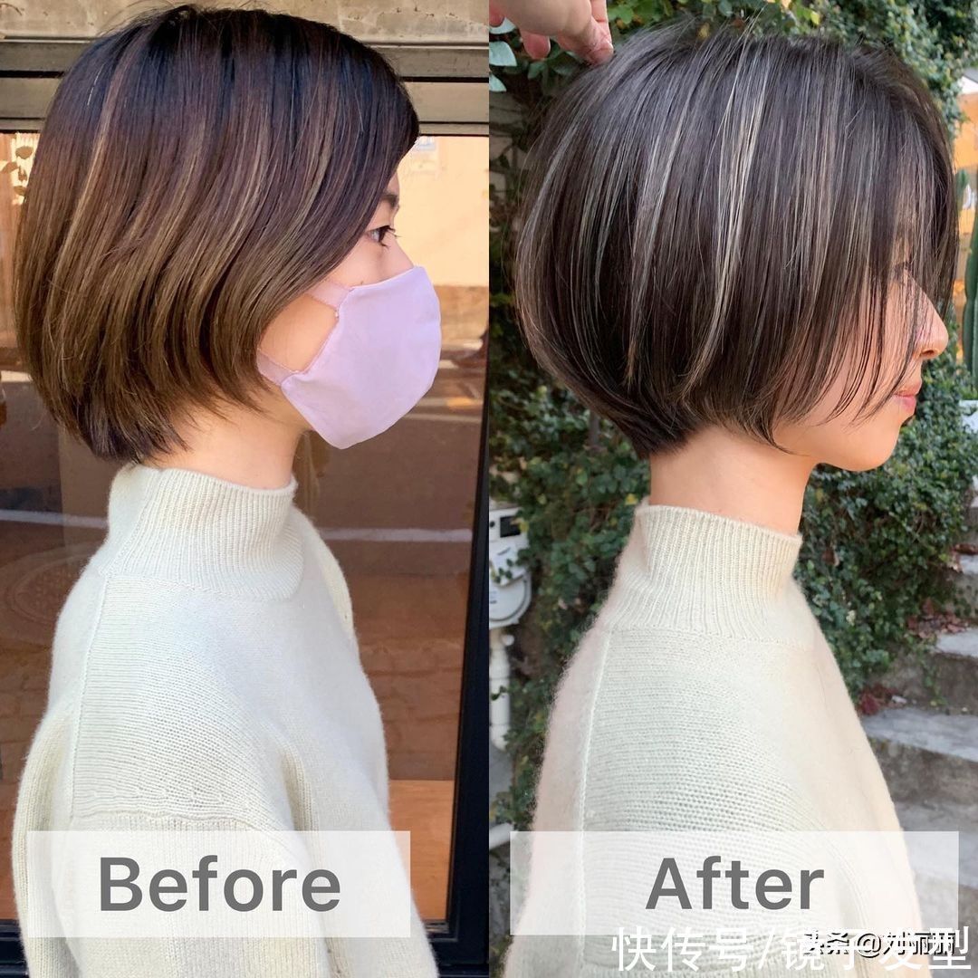 短发 换个发型,谁知变化这么大,美得就像换张脸