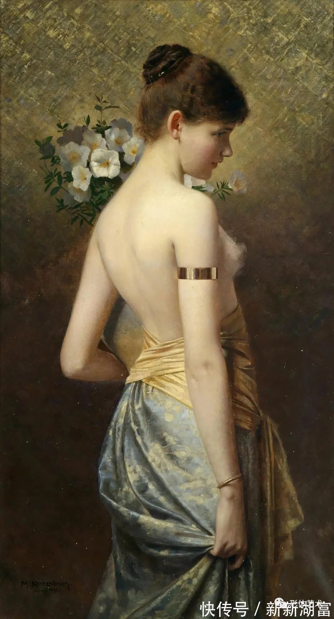 象征主义$马克斯·农嫩布鲁赫 的艺术作品,怎一个美字了得