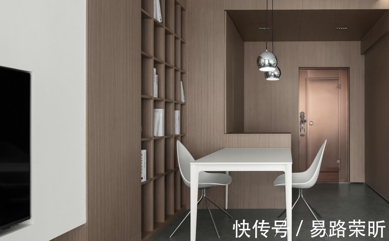 墙地砖|50平现代风二居室，设计师侧重生活，以简约的手法勾勒空间