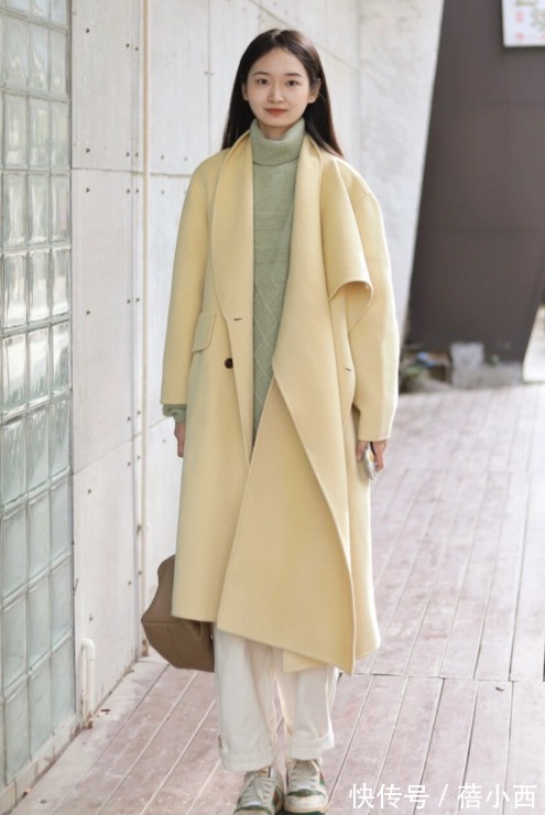 大衣|拯救不完美的腿型,还得靠这一条“直筒裤”,穿对秒变腿精!