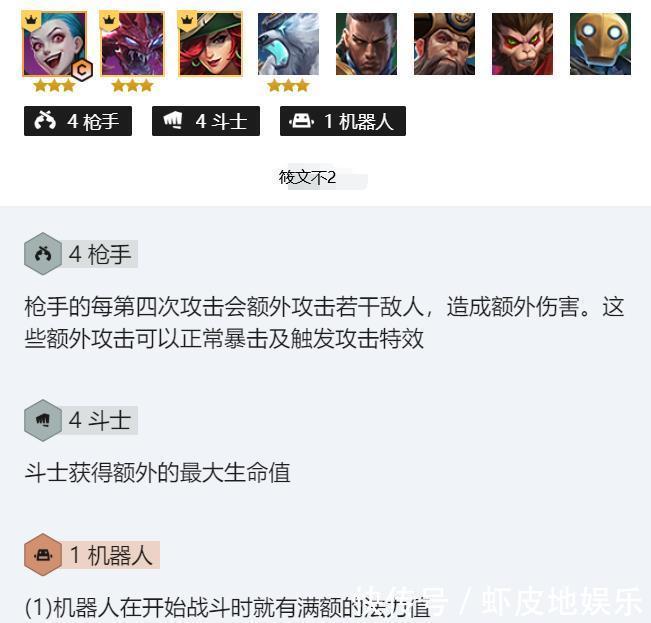 斗士|金铲铲之战：经典斗枪阵容，带你上分吃鸡