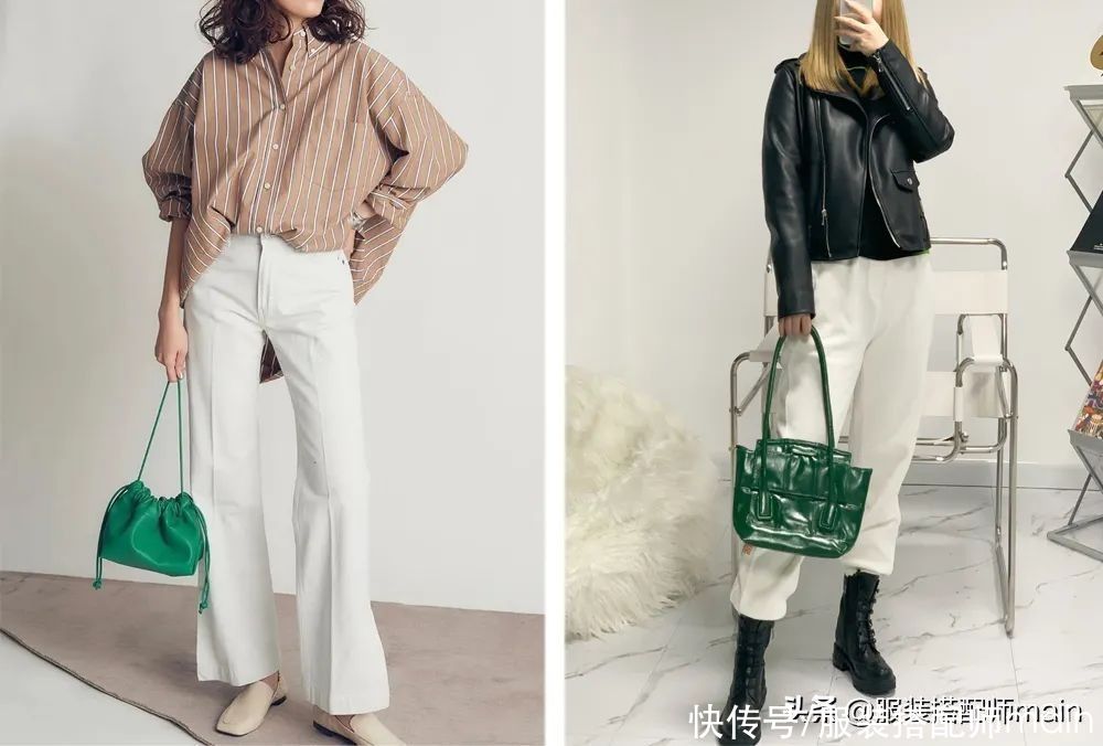 对于爱穿浅色系衣服的我来说，白色阔腿裤时髦是因为这三点