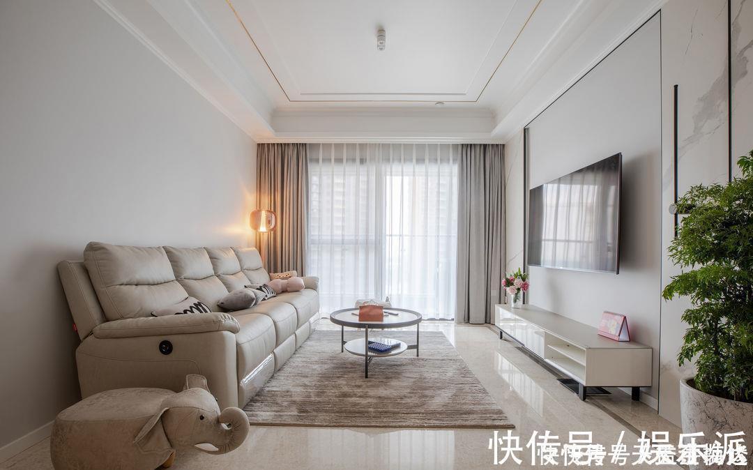 主卧|越简约，越幸福！113㎡坚持全屋化繁为简，家居氛围太棒了！