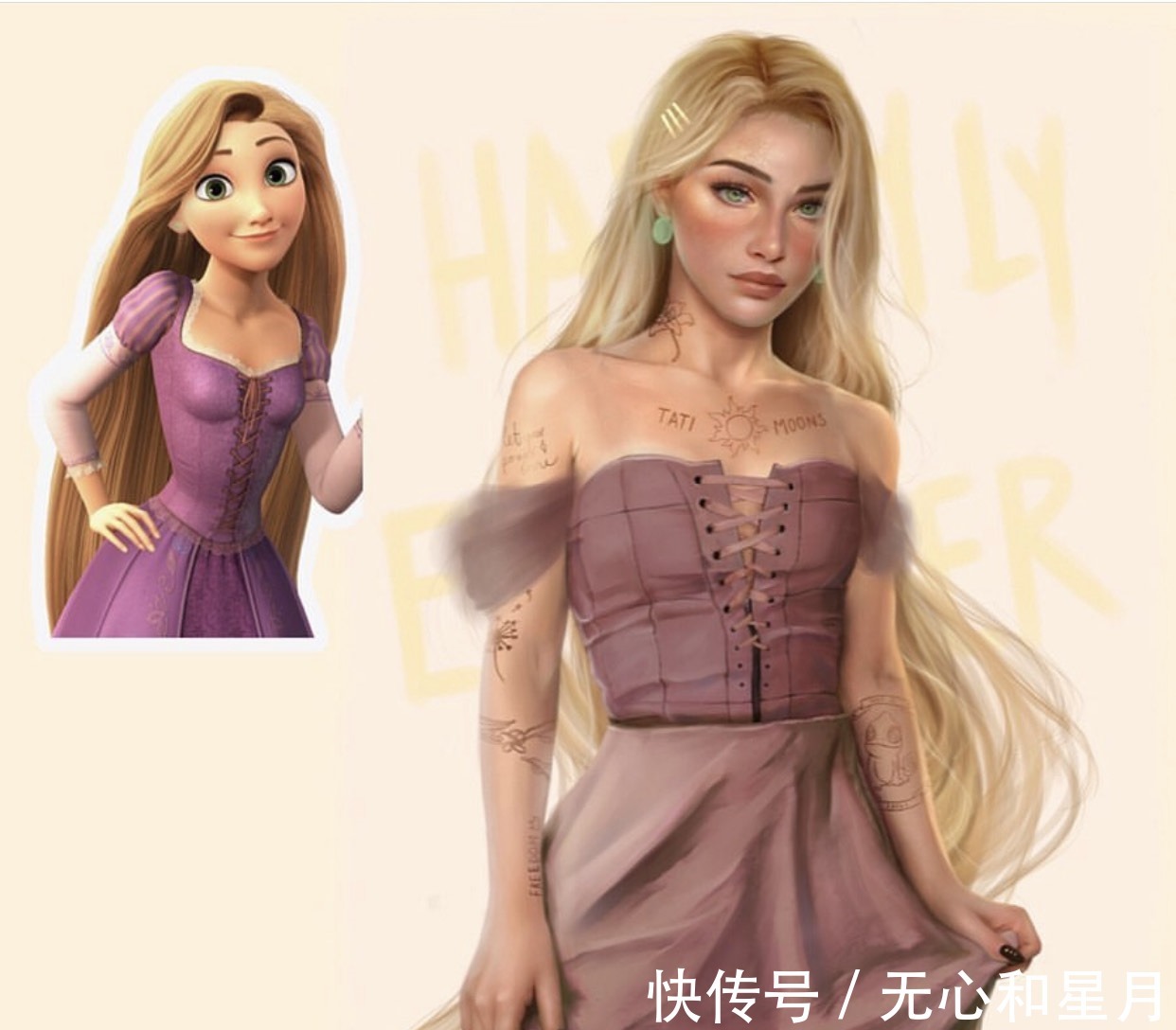 莉萝|迪士尼角色“拟真人化”，像拍照一样逼真，真人版艾莎就该长这样