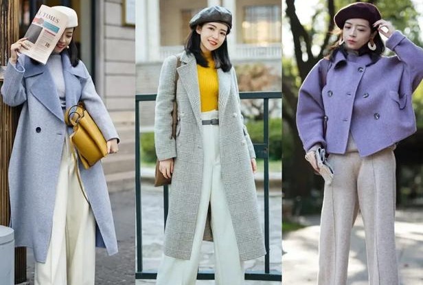 羽绒服 今年流行的阔腿裤搭配什么样上衣好看,显瘦还显高
