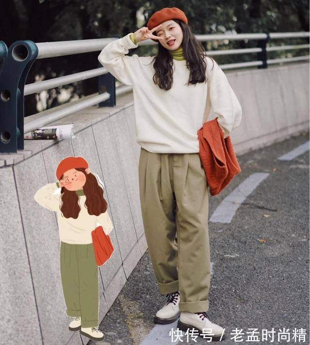 小仙女|独特个性的撞色复古风穿搭,俗到极致便是时髦,充满青春活力感!