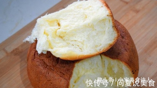 不用烤箱不用高筋粉，一样做出松软拉丝面包，我家隔三差五都要做