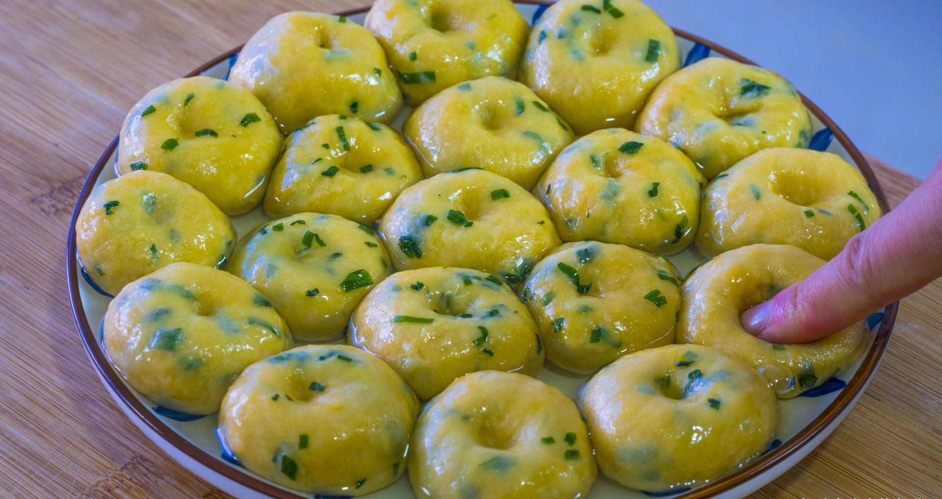 懒人早餐饼的做法,秘制一次半月不早起,5分钟出锅,凉了不硬