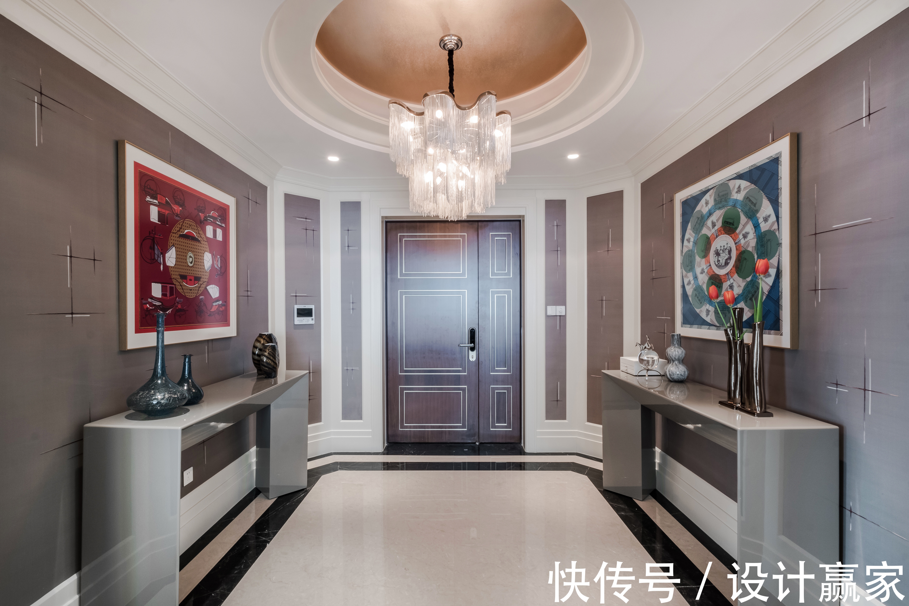 向阳面|300㎡现代大平层,动感书房+阳光浴室,令人羡慕的品质生活