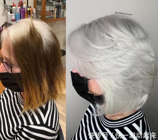 头型|换发型等于换脸,白发阿姨也能大变样,好看时髦不落伍