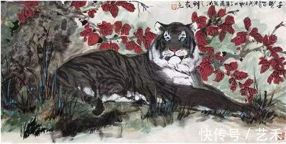 美展&刘金凯画虎