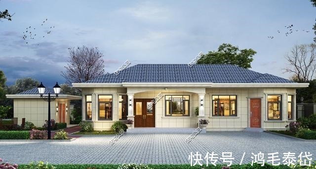 建筑面积|回农村给父母盖养老房,我只推荐一层户型,舒适比豪华更重要