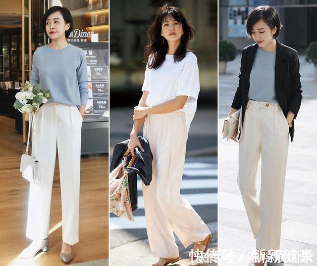 阔腿裤 令人愉快的秋日“闲适”风穿搭,简单里写满温柔女人味,太美了吧