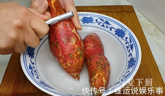 糯米粉|2根红薯,半斤糯米粉,做出特色丸子,软糯香甜,上桌汤汁都不剩