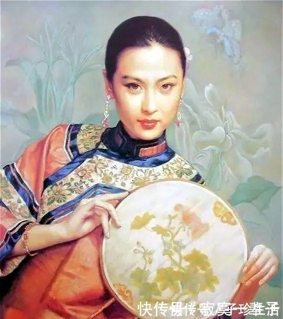 渠成#也只有他的油画，能将传统东方女性的美表现得淋漓尽致