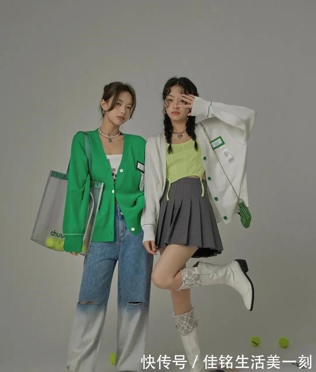 cr 适合亚洲女孩的韩式穿搭,早秋这么穿,洋气又时髦!