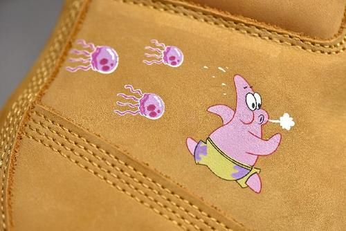 天伯伦|Timberland X SpongeBob SquarePants 天伯伦联名海绵宝宝皮靴