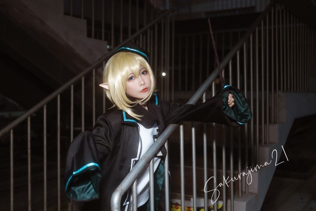 方舟|cos:明日方舟杜林,有一对非常可爱兽耳