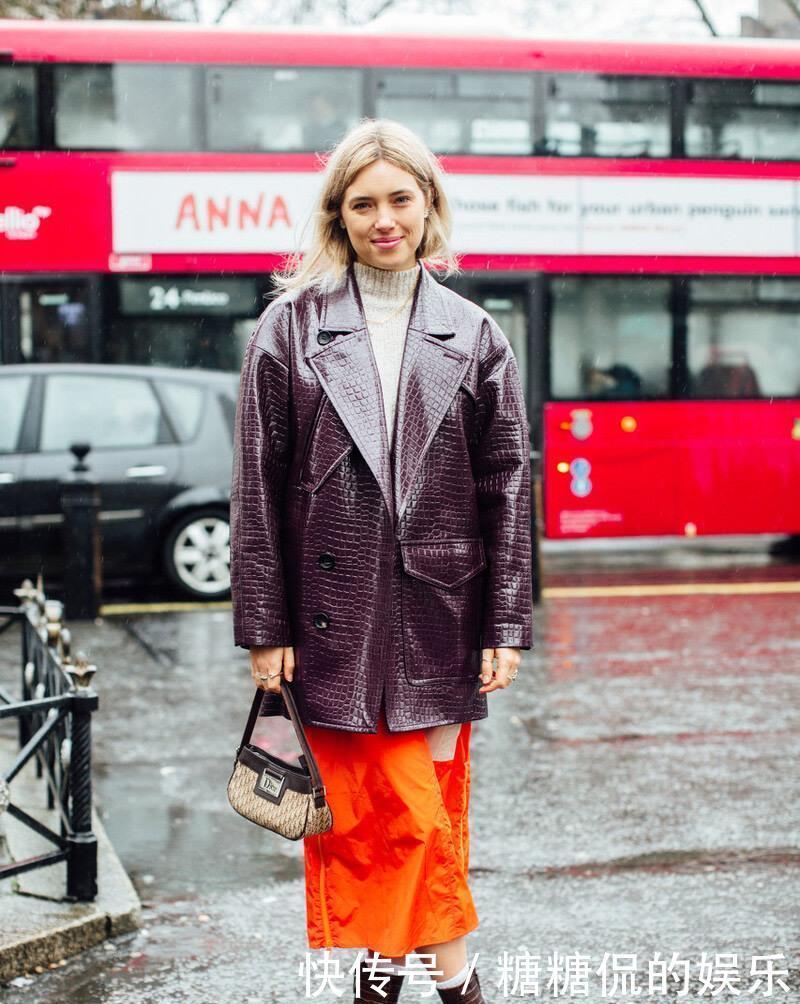 粉红色|枣红色太老气?那是你没搭好,配桔色优雅又明媚