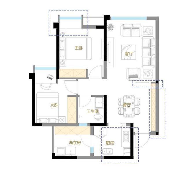 美式|68㎡一人居,清新美式风,简单纯粹的设计,快来围观!