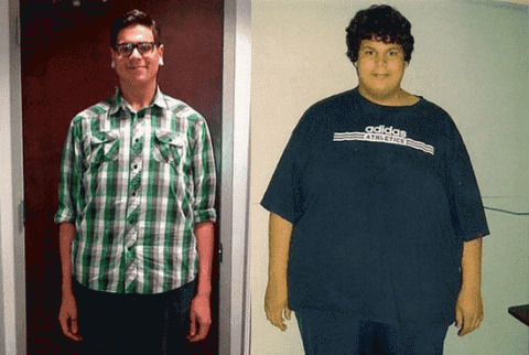 减肥|小伙体重从350斤减至160斤,看着镜子里的自己,他后悔的哭了!