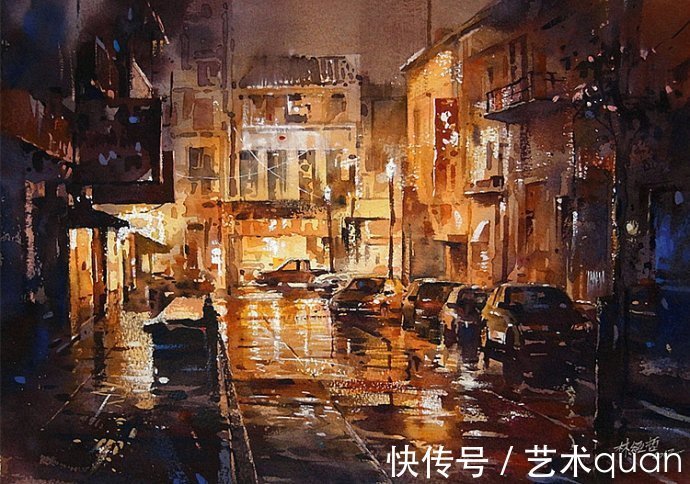 常胜将军&中国青年画家林经哲水彩画作品赏析